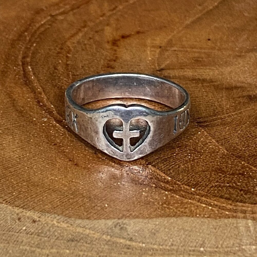 RETIRED James Avery Nazarene Ring, Size 7, Sterling Silver